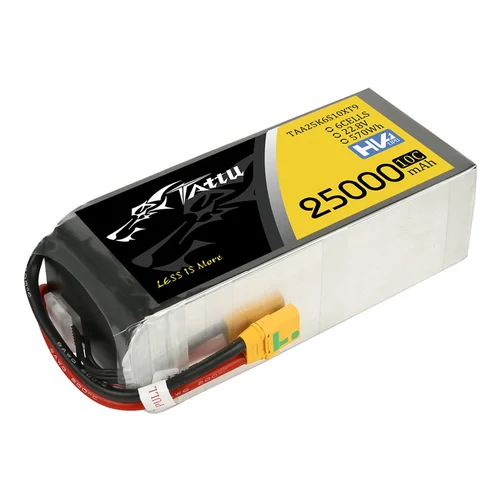 tattu-25000mah-lipo-battery, Price - 40120 Rs Tattu Plus 25000mAh 6S 10C 22.8V Lipo Battery Pack with XT90S